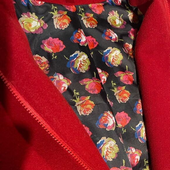 Red Betsey Johnson Wool Blend Coat - Picture 5 of 5